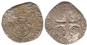 moneda Francia douzain 1594